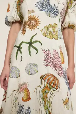 Alemais Sea Midi Dress Size 8 for rent on The Volte - image 3