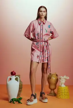 Alemais Timmy Embroidered Mini Dress for rent on The Volte - image 5