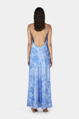 Hansen And Gretel Florencia Midi Dress Crush Blue Size 8 for rent on The Volte - image 3