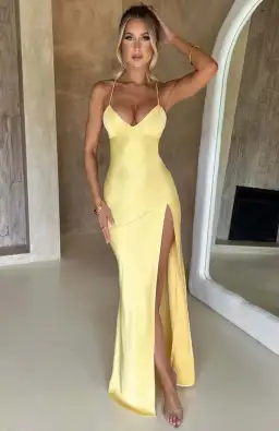 Isobel Maxi Dress - Lemon Babyboo for rent on The Volte - image 1