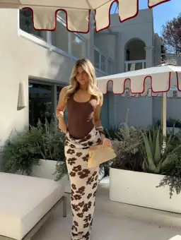 Benni Piper Maxi Dress in Coco Blossum Size AU14