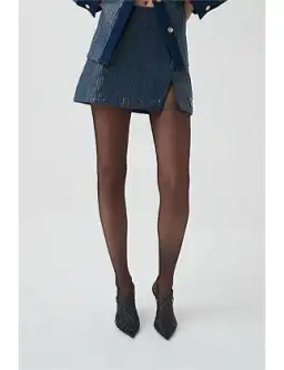 Aje Studio REFLECT DENIM MINI SKIRT Navy Size 8