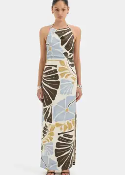 Sir Lola Pleated Midi Dress Size 12 for rent on The Volte - image 1