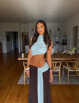 Bec and Bridge Conni Asym Midi Dress Size 8 for rent on The Volte - image 1