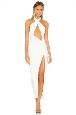 Natalie Rolt Sasha Gown White Size 8 for rent on The Volte - image 1