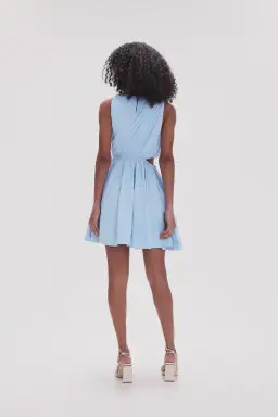 Aje Abbey Twisted Blue Dress Size 14 for rent on The Volte - image 4