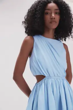 Aje Abbey Twisted Blue Dress Size 14 for rent on The Volte - image 1