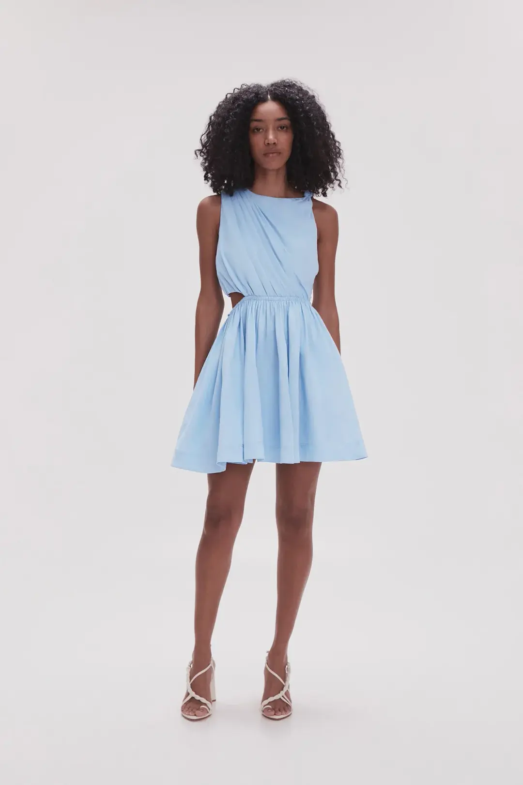 Aje Abbey Twisted Blue Dress Size 14 for rent on The Volte - main image