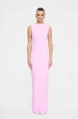 Effie Kats Verona Gown - taffy pink size 8 for rent on The Volte - image 2