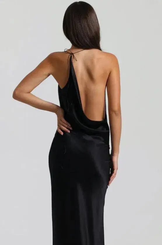 Natalie Rolt Gabi Gown in Black Size 6 for rent on The Volte - main image