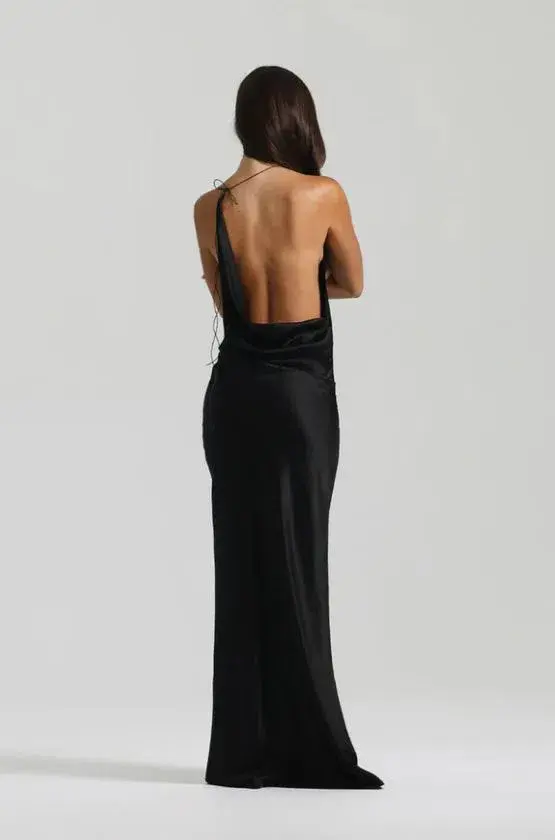 Natalie Rolt Gabi Gown in Black Size 6 - Image 3