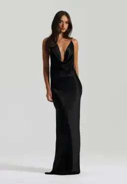 Natalie Rolt Gabi Gown in Black Size 6 for rent on The Volte - image 1