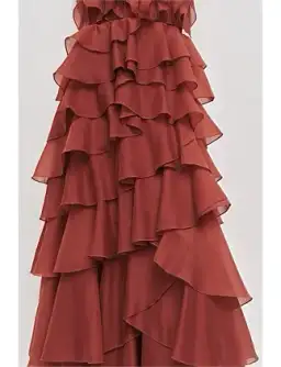 Aje Cleo Gown Rust Size 10