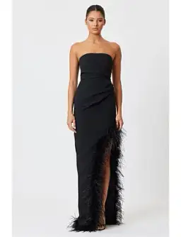 Bianca And Bridgett LILIBETH MAXI DRESS Black Size 10 for rent on The Volte - image 2