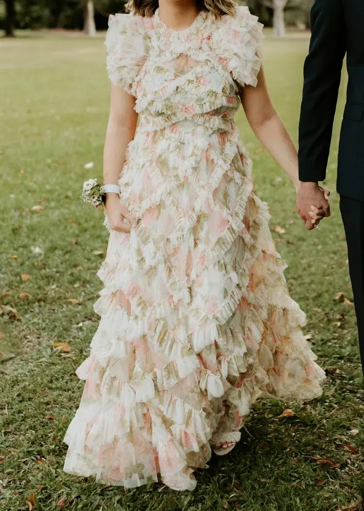 Needle & Thread Genevieve Rose Gown for rent on The Volte - main image