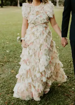 Needle & Thread Genevieve Rose Gown for rent on The Volte - image 5