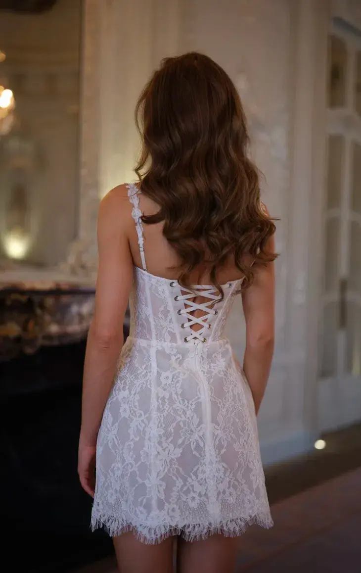 Rosie Etienne Darcy Mini White Size 10 for rent on The Volte - main image