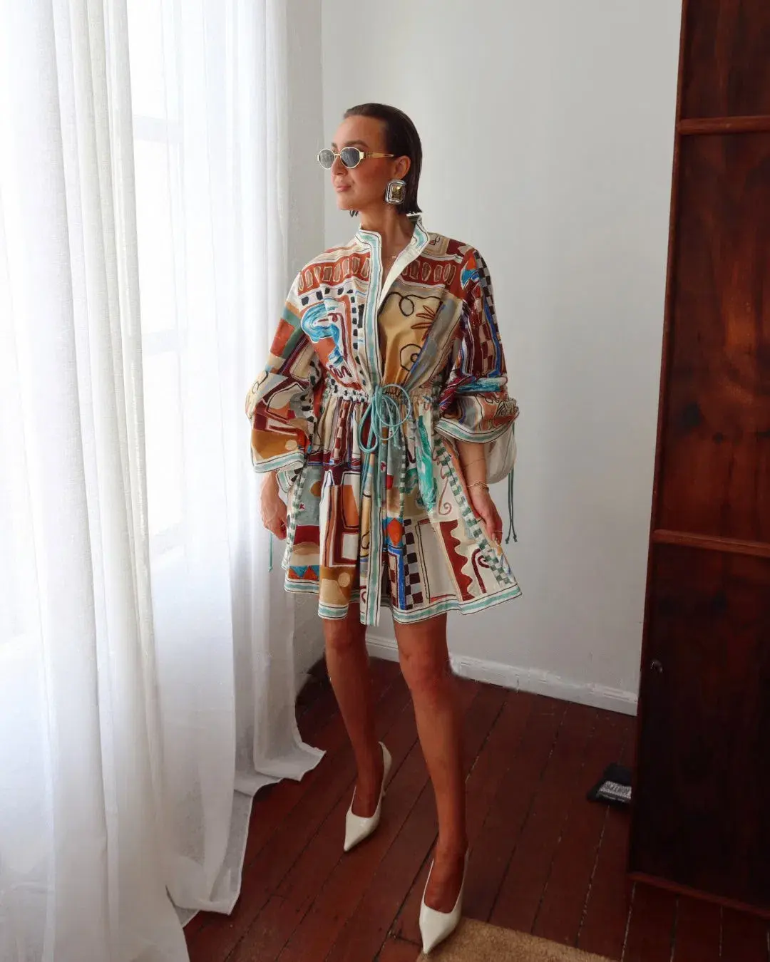 Alemais Michelle Mini Dress Size 10 for rent on The Volte - main image