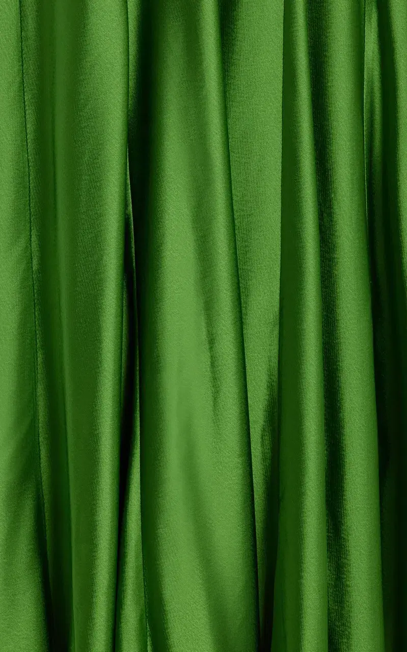 ANNA QUAN Keira Draped Maxi Dress Gown in Green Fern 10 for rent on The Volte - main image