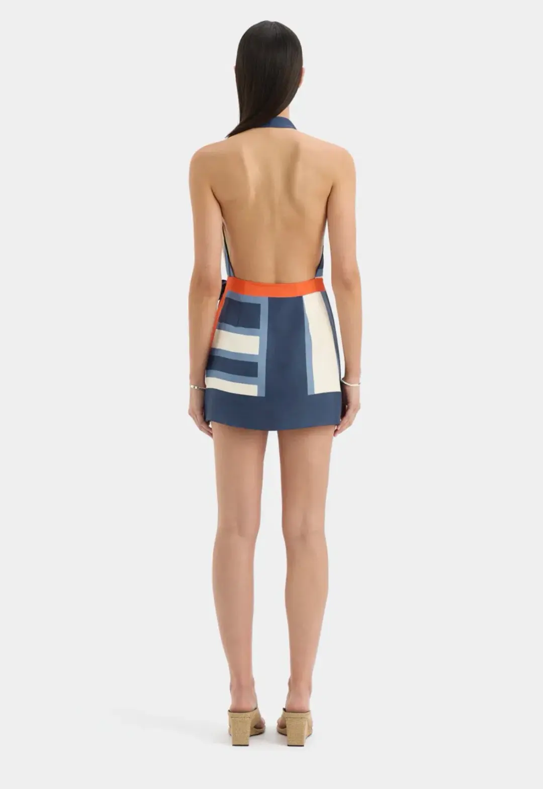 Sir the label dazed wrap halter mini dress size 0 for rent on The Volte - main image