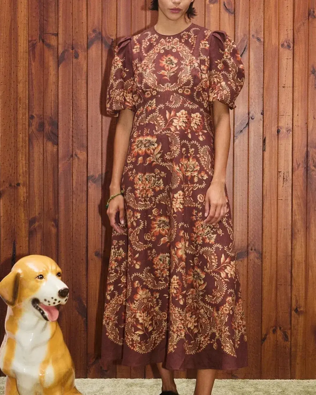 ALEMAIS SERAPHINA MIDI DRESS for rent on The Volte - main image