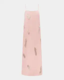 ALEMAIS Cindy Embellished Slip Dress Pink 8 for rent on The Volte - image 15