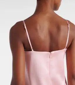 ALEMAIS Cindy Embellished Slip Dress Pink 8 for rent on The Volte - image 5