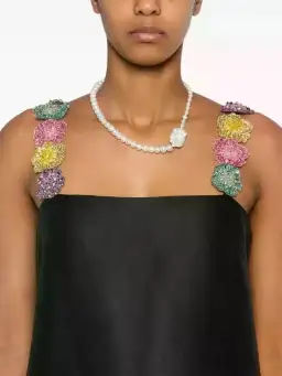 ALEMAIS Lolita Floral Beaded Mini Dress Black 10 AU for rent on The Volte - image 11