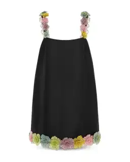 ALEMAIS Lolita Floral Beaded Mini Dress Black 10 AU for rent on The Volte - image 10