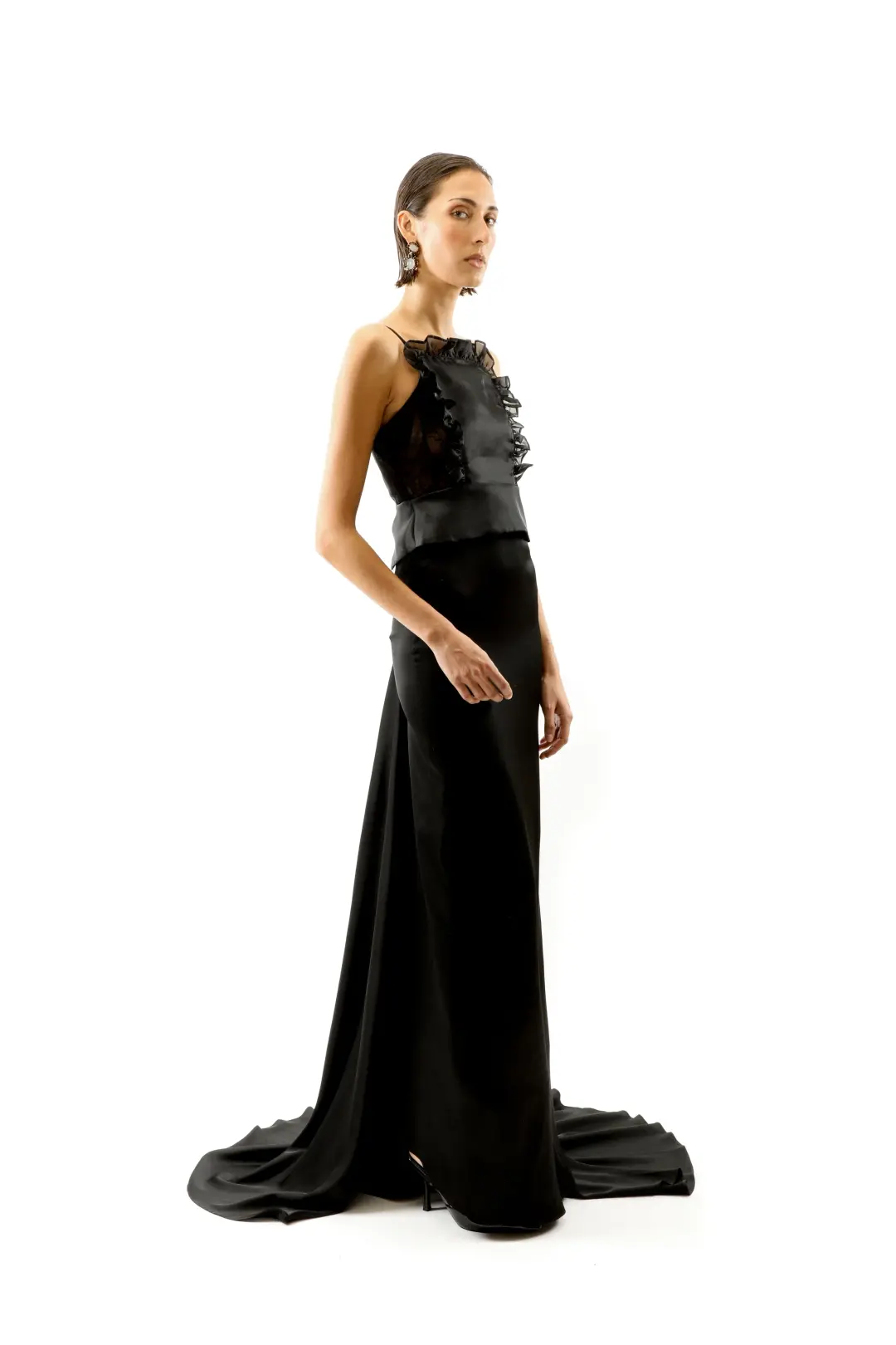 Alice By Alice Mccall Juniper Gown Black Size 10 for rent on The Volte - main image