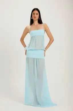 ANCE GRIA Romeo Gown Aqua. Size S / AU 8 for rent on The Volte - image 1