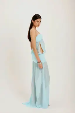ANCE GRIA Romeo Gown Aqua. Size S / AU 8 for rent on The Volte - image 8