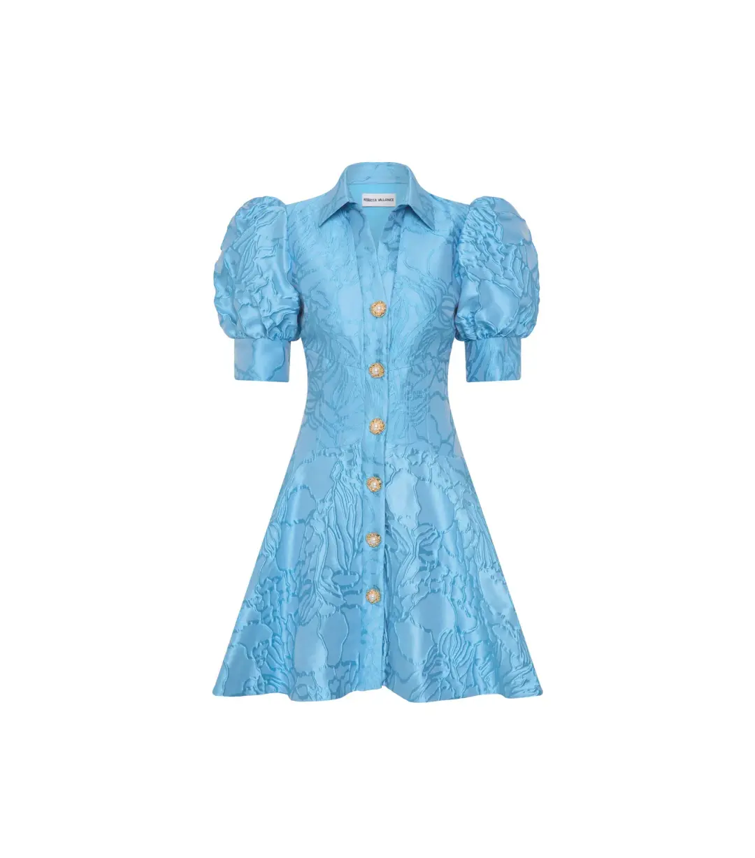 Rebecca Vallance Aegir Mini Dress Blue Size 8 for rent on The Volte - main image