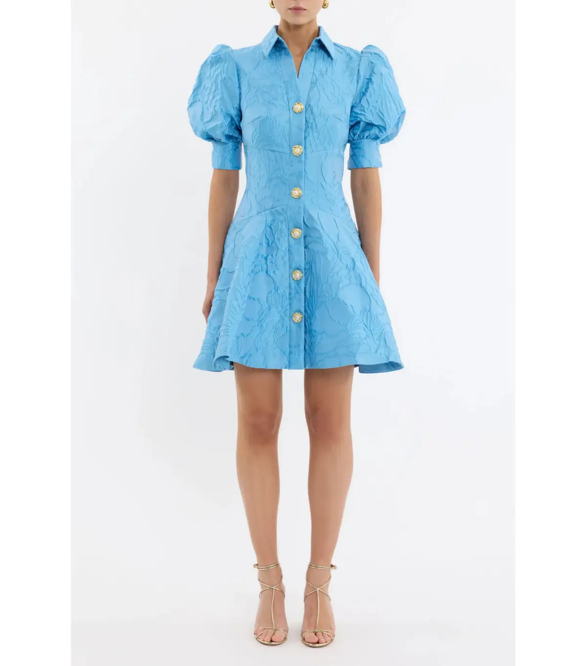 Rebecca Vallance Aegir Mini Dress Blue Size 8 - Image 1