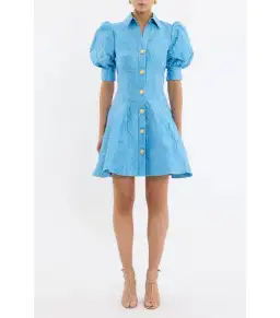 Rebecca Vallance Aegir Mini Dress Blue Size 8 for rent on The Volte - image 1