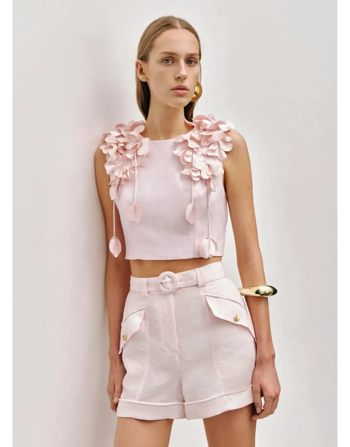 Aje Camille Flower Top size 10 - Image 4