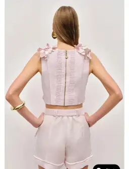 Aje Camille Flower Top size 10 for rent on The Volte - image 3