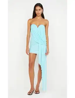 Bec Bridge DANKA STRAPLESS MINI DRESS Turquoise Size 10 for rent on The Volte - image 6
