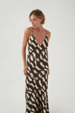 AJE Agate crossback midi for rent on The Volte - image 3