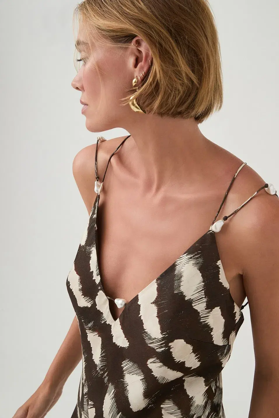 AJE Agate crossback midi for rent on The Volte - main image