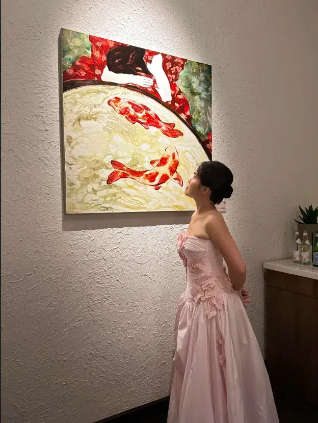 Aje Splendour Flower Gown Pastel Pink Size AU 8 for rent on The Volte - main image