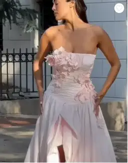 Aje Splendour Flower Gown Pastel Pink Size AU 8 for rent on The Volte - image 5