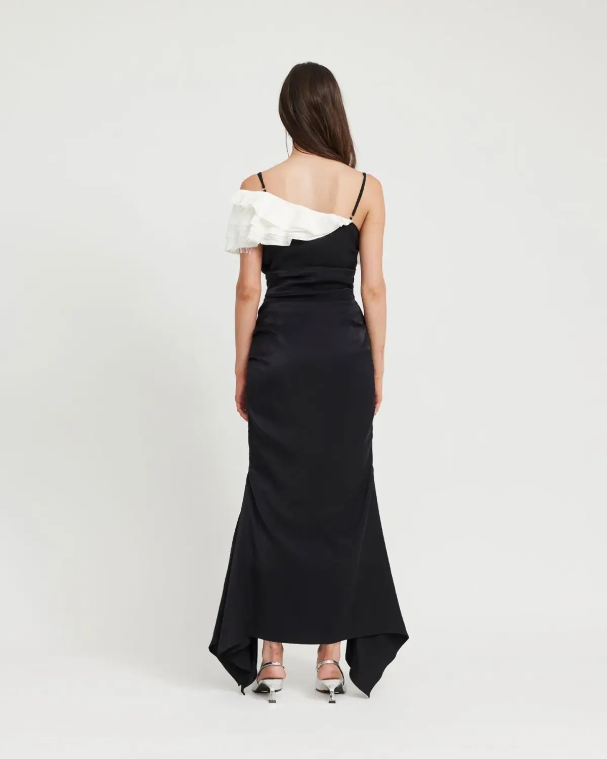 TOJHA Coralia Dress Black and White size 8 - Image 5
