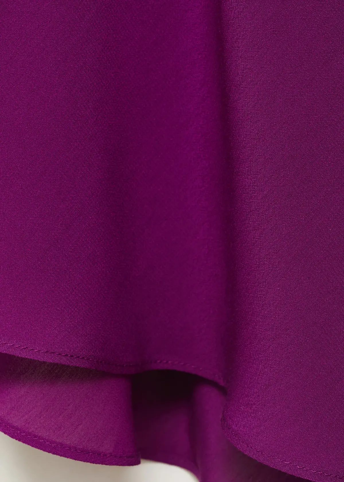 M.N.G Amina Asymmetrical Midi Dress Deep Purple Size M - Image 6