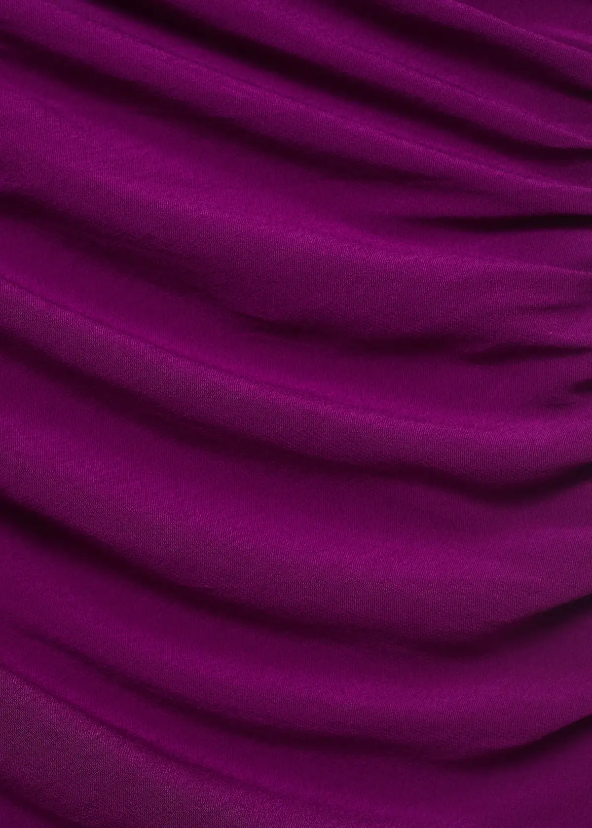 M.N.G Amina Asymmetrical Midi Dress Deep Purple Size M - Image 5