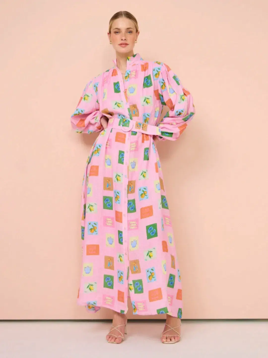 Palm Noosa Noddy Dress in Pink Emblem size 14 - Image 3