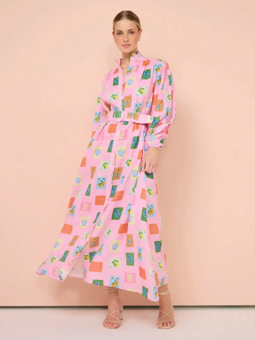 Palm Noosa Noddy Dress in Pink Emblem size 14 - Image 5