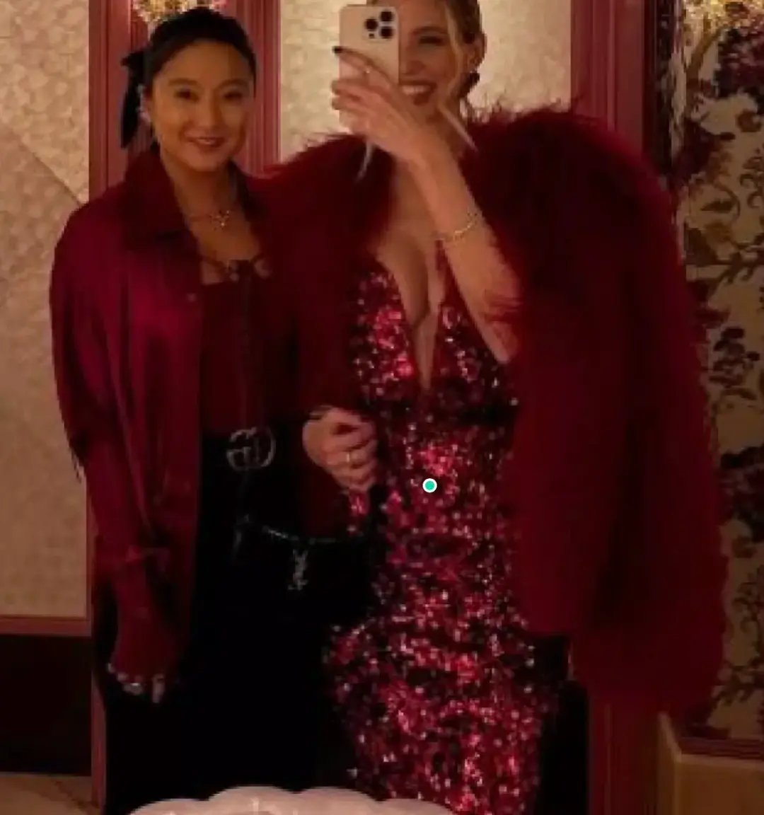 Self Portrait 3D Sequin Maxi Dress Red Size XS AU 6 for rent on The Volte - main image