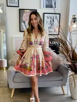 Zimmermann Tropicana Plunge Mini Dress size 4 / AU12-14 for rent on The Volte - image 1