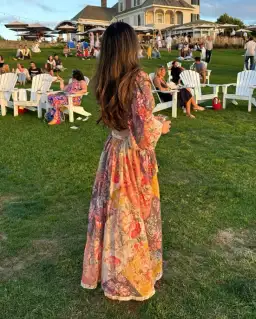 Zimmermann Pattie Patchwork Cutout Long Dress Size 0 / AU 8 for rent on The Volte - image 5